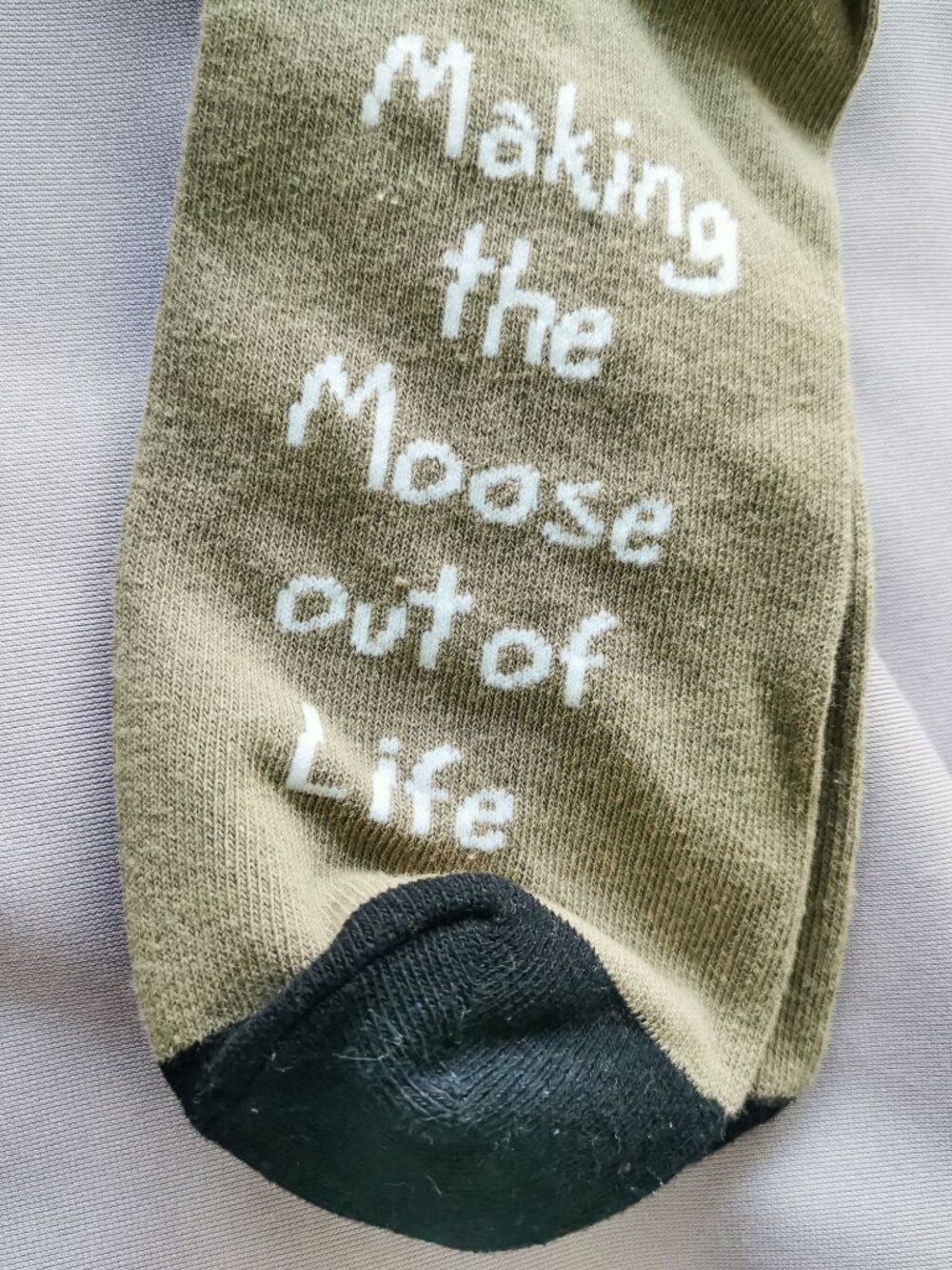 Moose Men's crew sock - Picture 4 of 4
